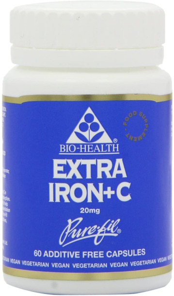 Bio Health Extra Iron 60 Capsule