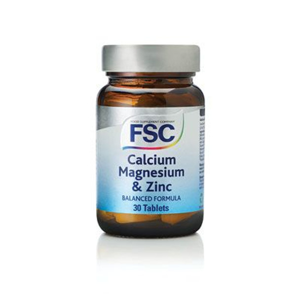 Food Supplement Company FSC Calcium Magnesium & Zinc 30 Tablet