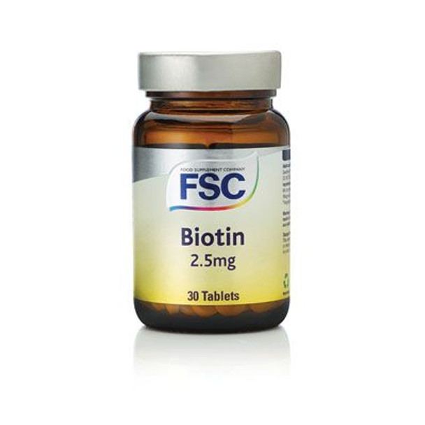 Food Supplement Company FSC Biotin 2.5mg 30 Tablet