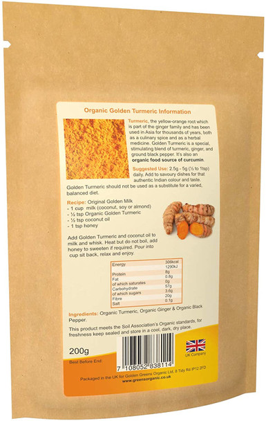 Greens Organic Golden Turmeric 100g