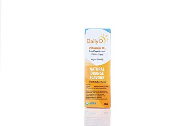 K Kora Healthcare Daily D Daily D Vegan Spray 1000Iu 30ml