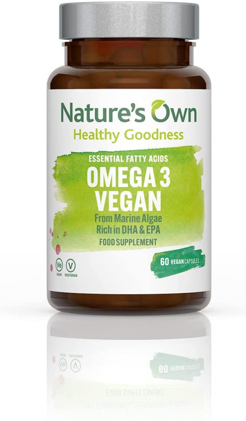 Natures Own Omega 3 Vegan 60 Capsule