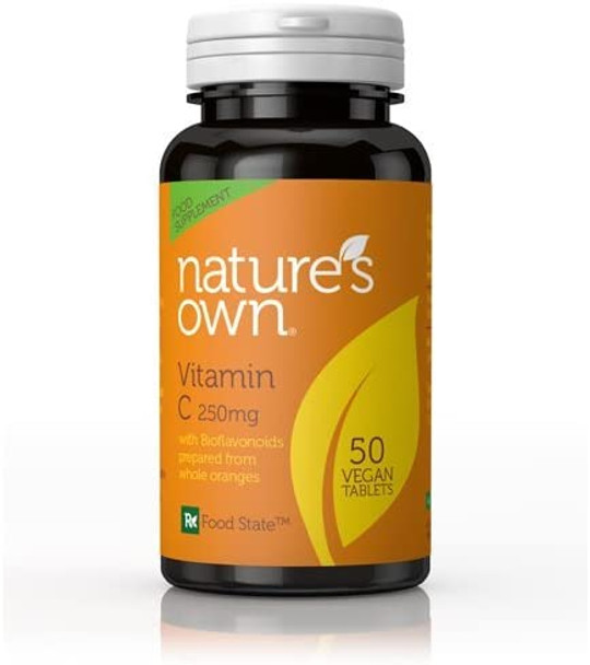 Natures Own Vitamin C Low Acid 250mg 50 Tablet