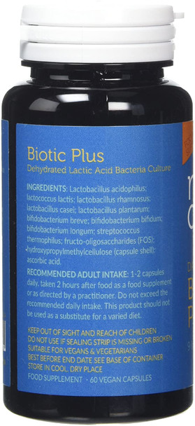 Natures Own Biotic Plus 60 Capsule