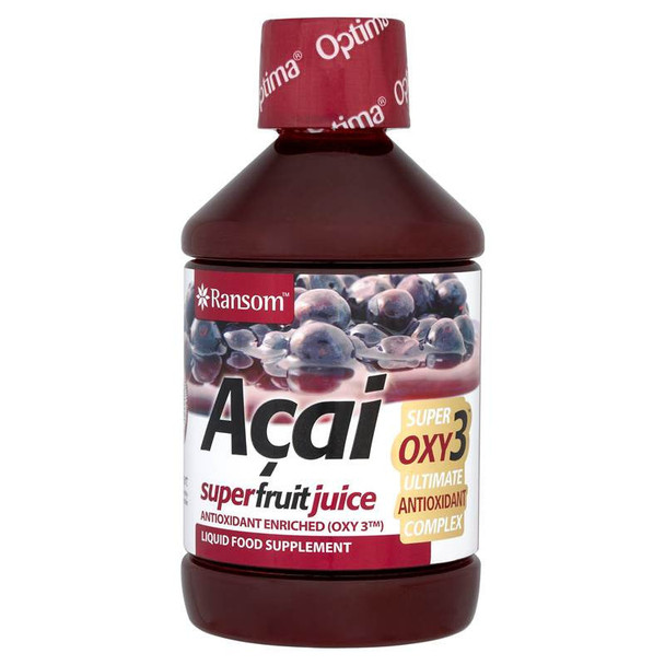 Optima Health Ransom Acai Superfruit Juice Liquid Food Supplement 500ml
