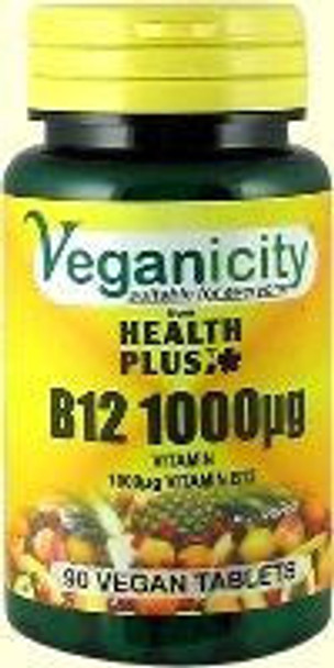 Veganicity B12 1000ug 90 Tablet