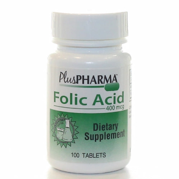 Folic Acid 100 Tabs By Plus Pharma