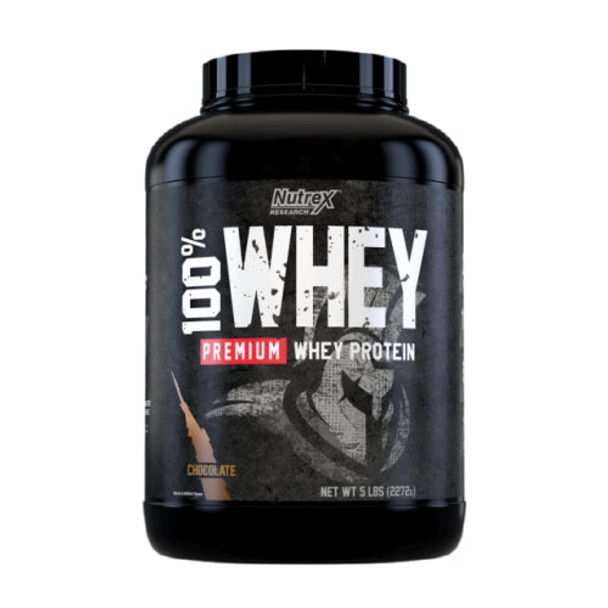 100% Whey Chocolate 5lbs By Nutrex Research