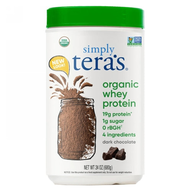 Organic Whey Protein Chocolate 24 Oz By Simply Tera's