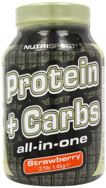 NutriSport Protein + Carbs 1.4Kg Strawberry