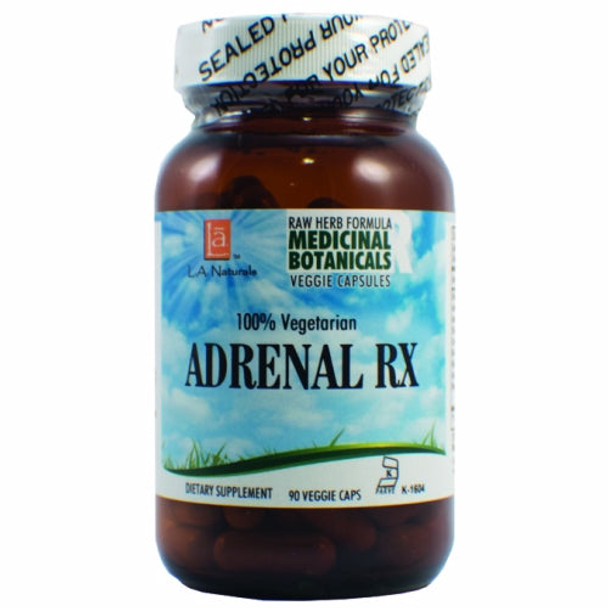 Adrenal RX Raw Formula 90 Veg Caps By L. A .Naturals