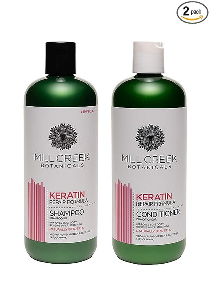 Keratin Shampoo 14 Oz By Mill Creek Botanicals