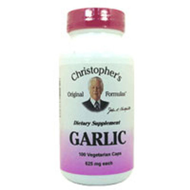 Single Herb Garlic 100 Vegicaps By Dr. Christophers Formulas