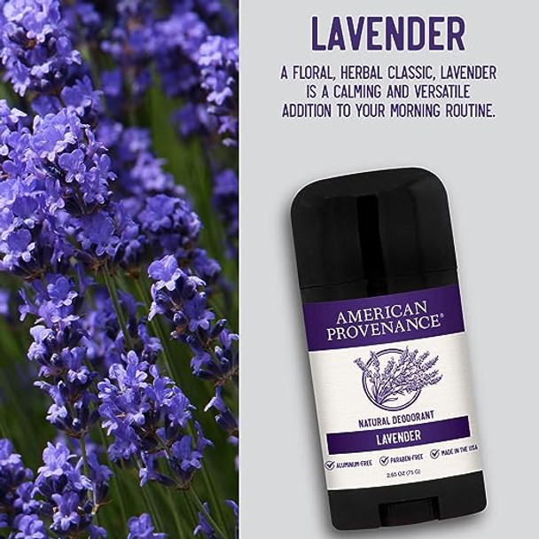Lavender Deodorant 2.65 Oz By American Provenance