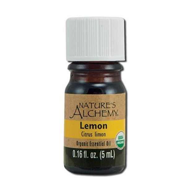 Organic Essential Oil Lemon 5 ml By Natures Alchemy