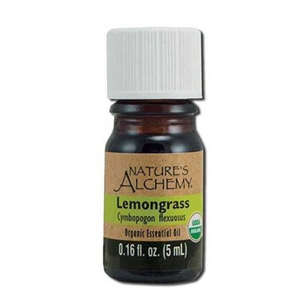 Organic Essential Oil Lemongrass 5 ml By Natures Alchemy