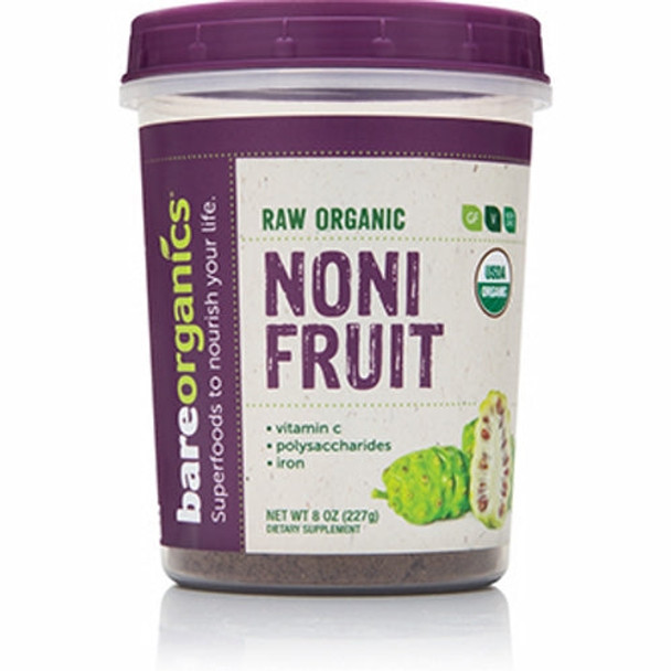 Organic Noni Fruit Powder 8 Oz By Bare Organics