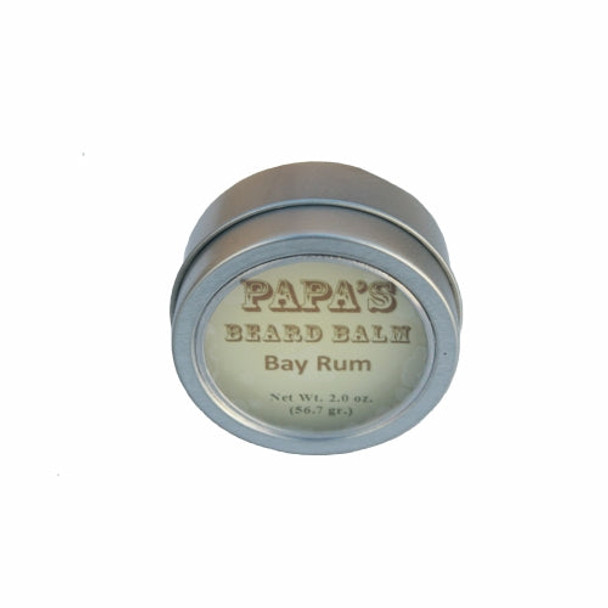 Papa's Beard Balm Bay Rum 2 Oz By Grandmas Pure & Natural