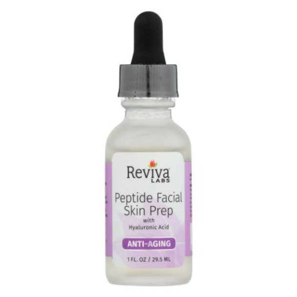 Peptide Facial Skin Prep with Hyaluronic Acid Facial Skin Prep 1 Oz By Reviva