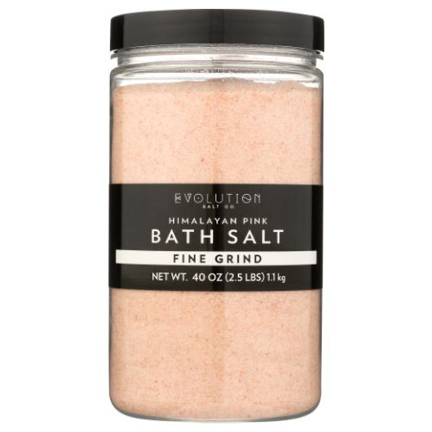 Himalayan Bath Salt Fine Grind 40 oz By Evolution Salt