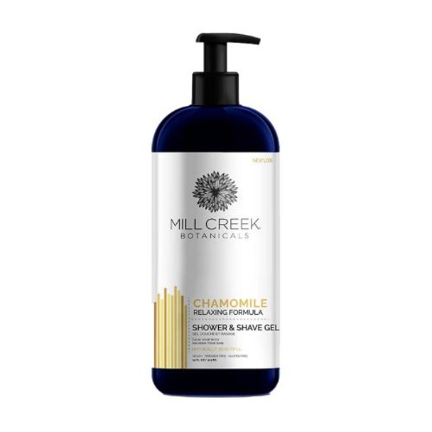 Shower & Shave Gel Chamomile 14 Oz By Mill Creek Botanicals