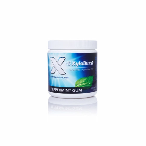 Xylitol Gum Peppermint 100 Count By Xyloburst Xylitol Gum Peppermint 100 Count By Xyloburst