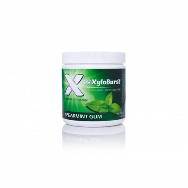 Xylitol Gum Spearmint 100 Count By Xyloburst