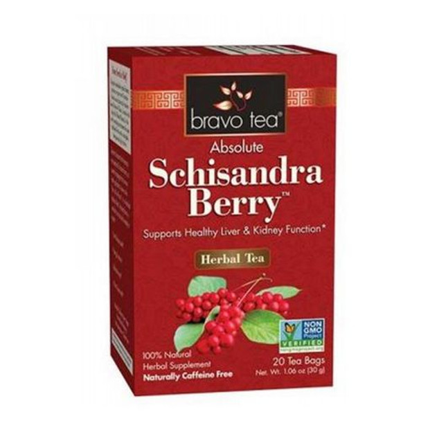 Absolute Schisandra Berry Tea 20 bags By Bravo Tea & Herbs