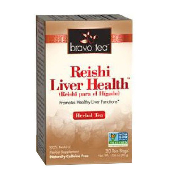 Reishi Liver Health Tea 20 Bags By Bravo Tea & Herbs
