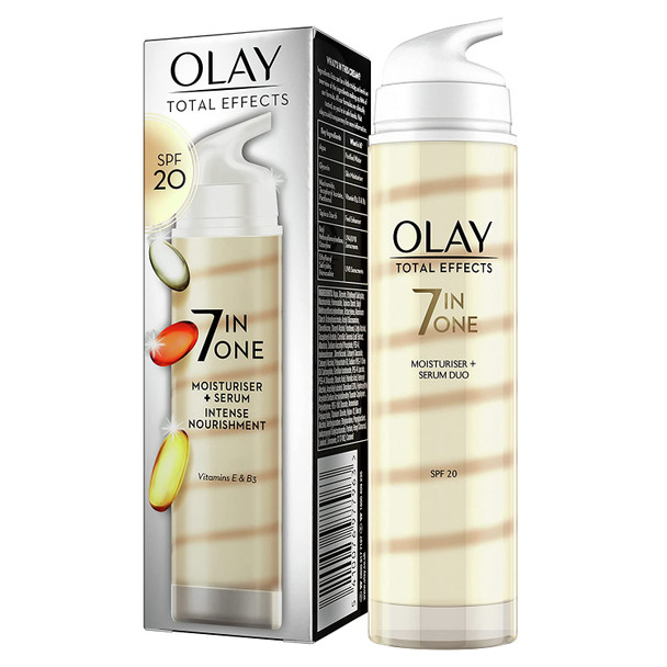 Total Effects by Olay 7 in 1 Moisturiser and Serum Duo SPF20 40ml