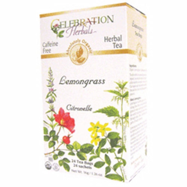 Organic Lemongrass Tea 24 Bags By Celebration Herbals Organic Lemongrass Tea 24 Bags By Celebration Herbals