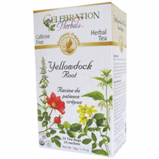 Organic Yellowdock Root Tea 24 Bags By Celebration Herbals
