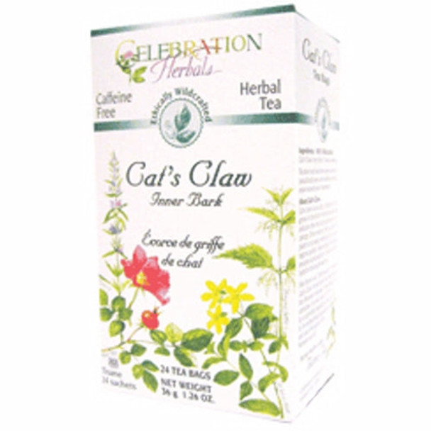 Cat's Claw Inner Bark WildCraft Tea 24 Bags By Celebration Herbals
