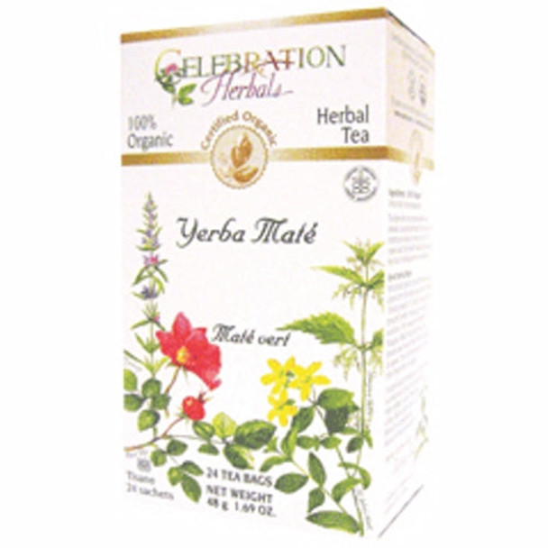 Organic Yerba Mate Tea 24 Bags By Celebration Herbals Organic Yerba Mate Tea 24 Bags By Celebration Herbals
