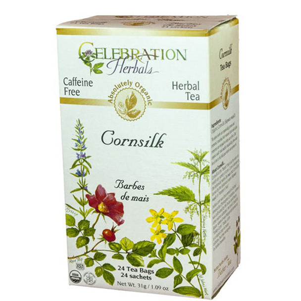 Organic Cornsilk Tea 24 Bags By Celebration Herbals