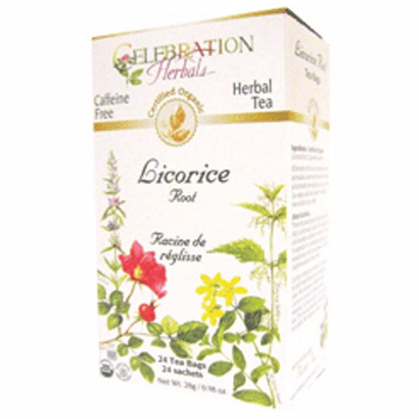 Organic Licorice Root Tea 24 Bags By Celebration Herbals