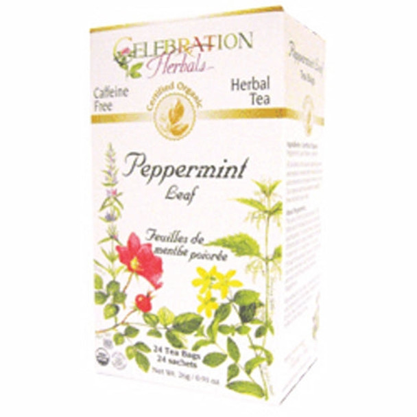 Organic Peppermint Leaf Tea 24 Bags By Celebration Herbals Organic Peppermint Leaf Tea 24 Bags By Celebration Herbals