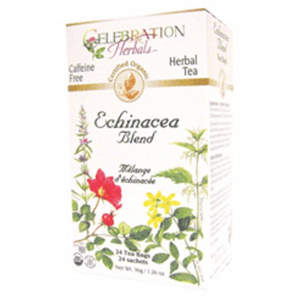 Organic Echinacea Blend Tea 24 Bags By Celebration Herbals