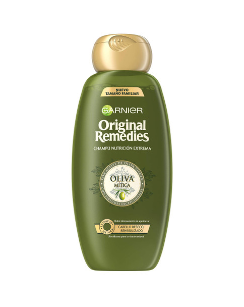 Garnier Original Remedies – Extreme Nutrition Shampoo Mythical Olive for Dry and Sensitive Hair – 600 ml