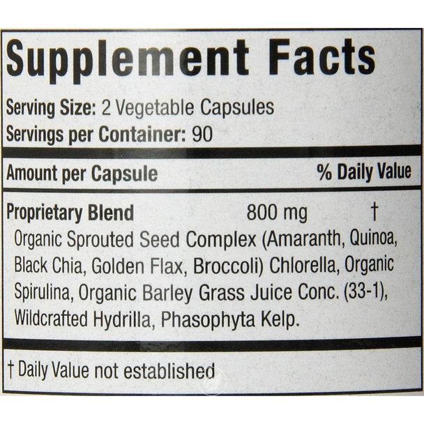 LifeSource SuperSprouts 180 Veg Caps By Harmonic Innerprizes (formerly Etherium Tech)