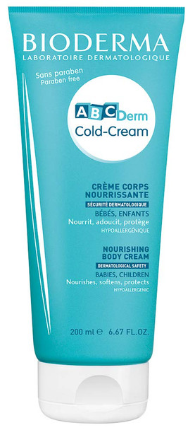 Bioderma - ABCDerm - Cold Cream - Body and Face Cream - Gentle Moisturizing Cream - for Babies and Kids