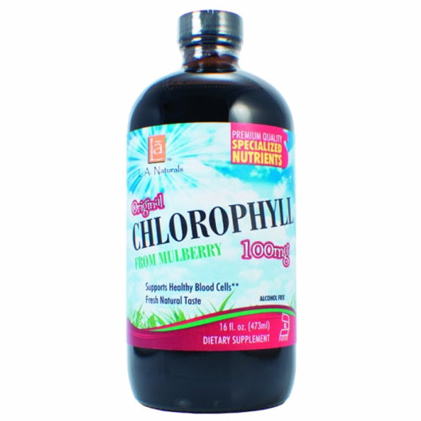 Chlorophyll from Mulberry Leaf 16 Oz By L. A .Naturals