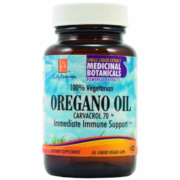 Oregano Oil 60 Veg Caps By L. A .Naturals