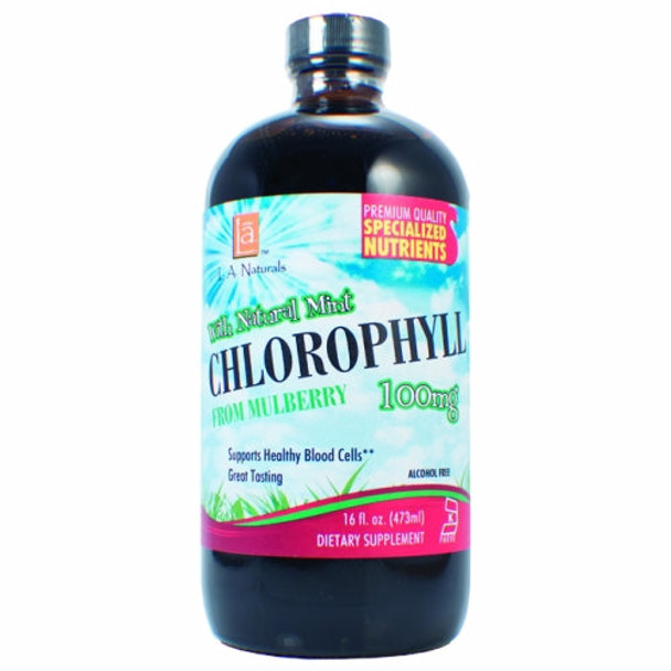 Chlorophyll with Spearmint 16 Oz By L. A .Naturals