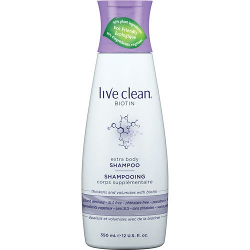 Biotin Shampoo 12 Oz By Live Clean