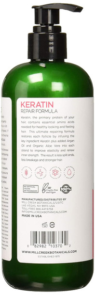 Keratin Shampoo 32 Oz By Mill Creek Botanicals