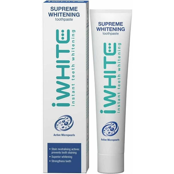 iWhite Supreme Whitening Toothpaste  Active Teeth Whitening 75 G