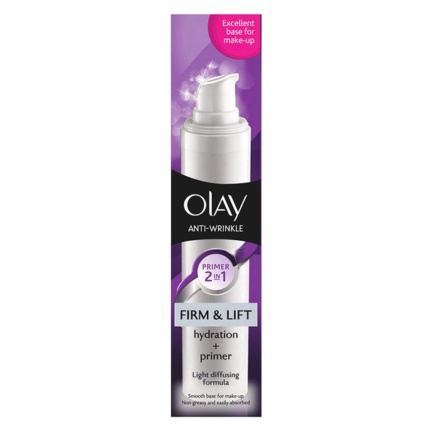 Olay Anti Wrinkle Firm & Lift Moisturiser 2-in-1 Hydration + Primer (50ml)