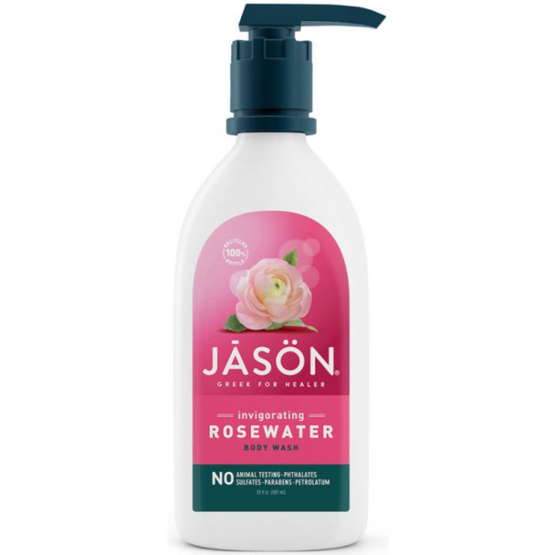 JASON Invigorating Rosewater Body Wash - 887ml