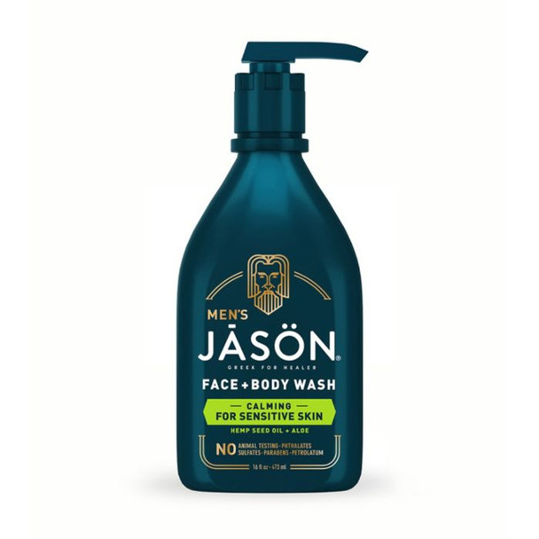 JASON Men's Calming Face & Body Wash - 473ml